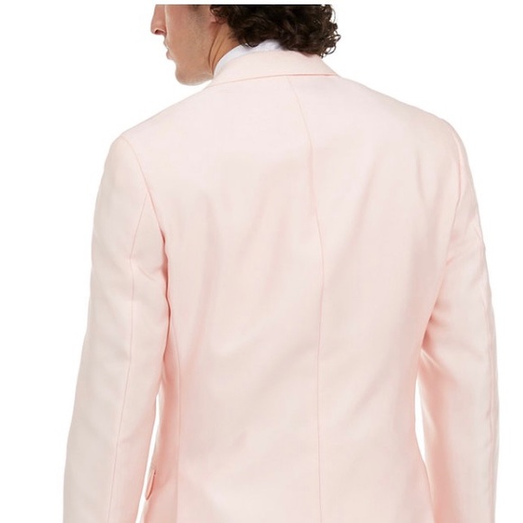 Alfani men’s 3 piece Tuxedo/suit , light Peach 46R - Picture 3 of 9